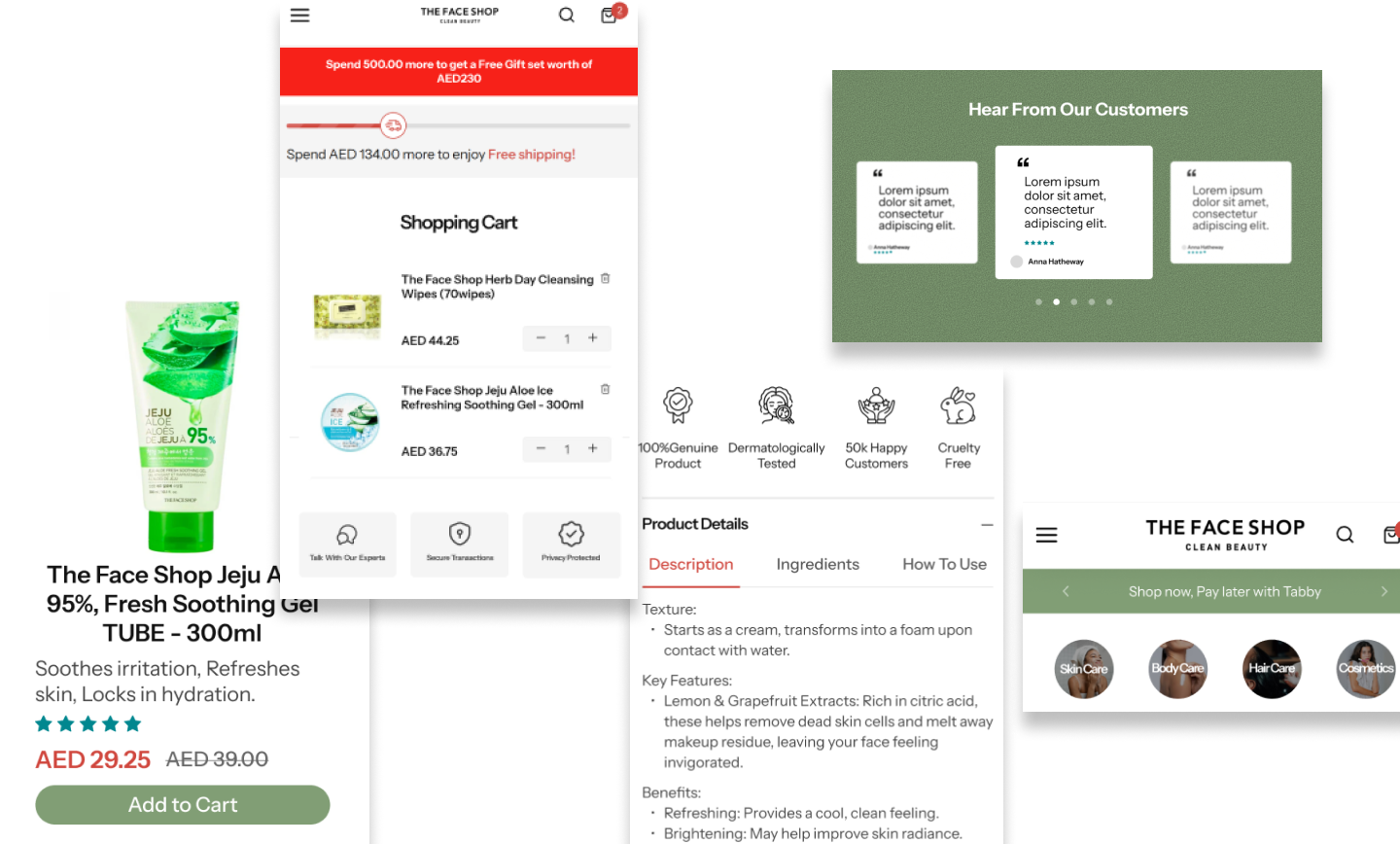 The Face Shop UAE after