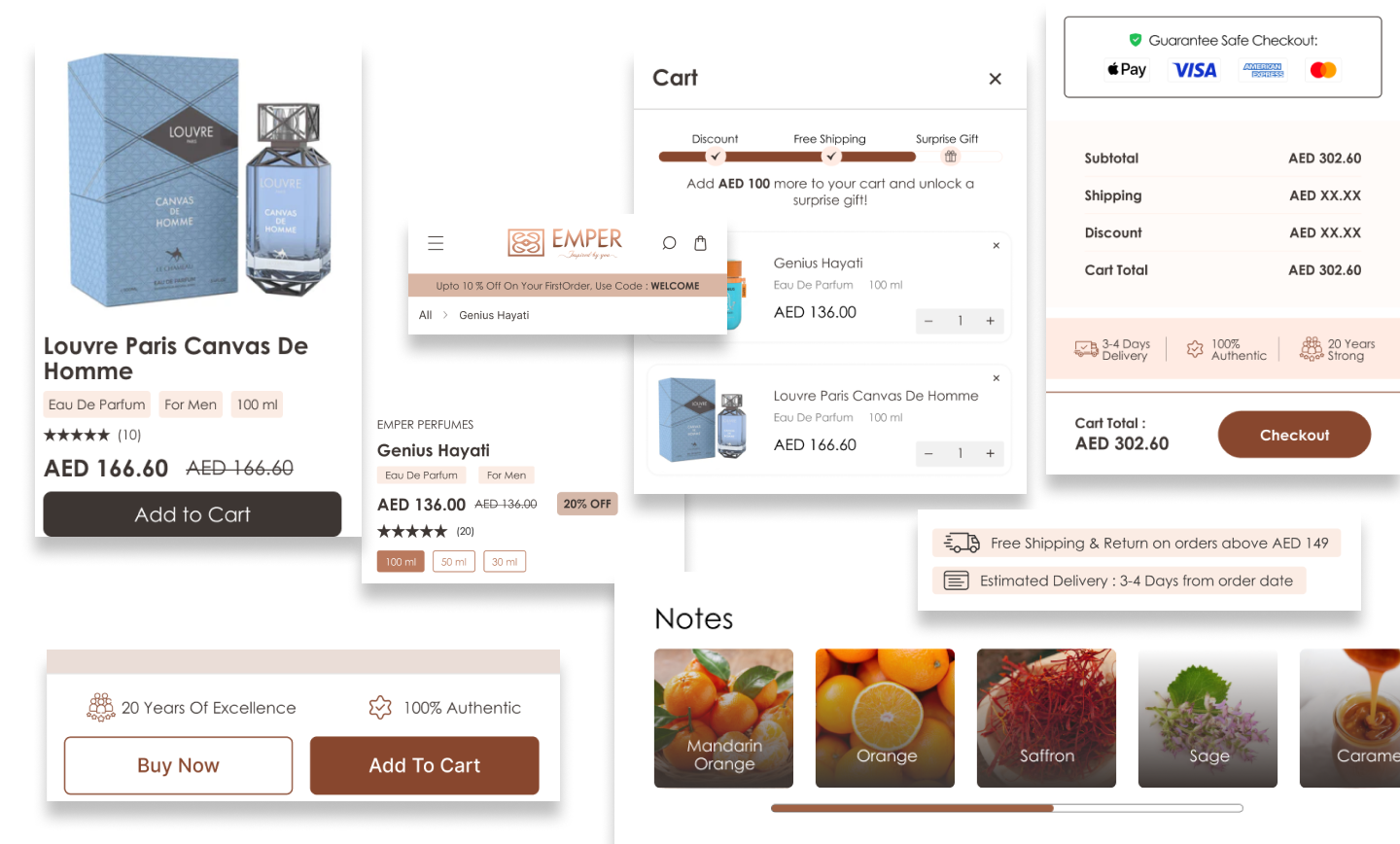 Emper Perfumes after